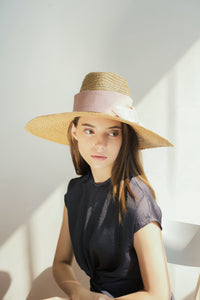 Lilou hat, Sun hat, Jardin D'été, Eco Luxury, Raffia hat