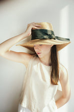 Load image into Gallery viewer, Lilou hat, Sun hat, Jardin D&#39;été, Eco Luxury, Raffia hat