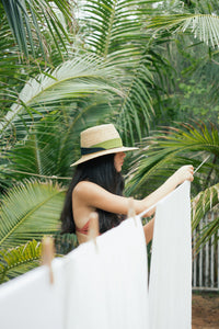 Lucyna hat, Sun hat, Jardin D'été, Eco Luxury, Raffia hat