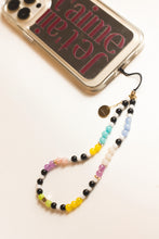 Load image into Gallery viewer, Rainbow phone &amp; bag charm dyed jades
