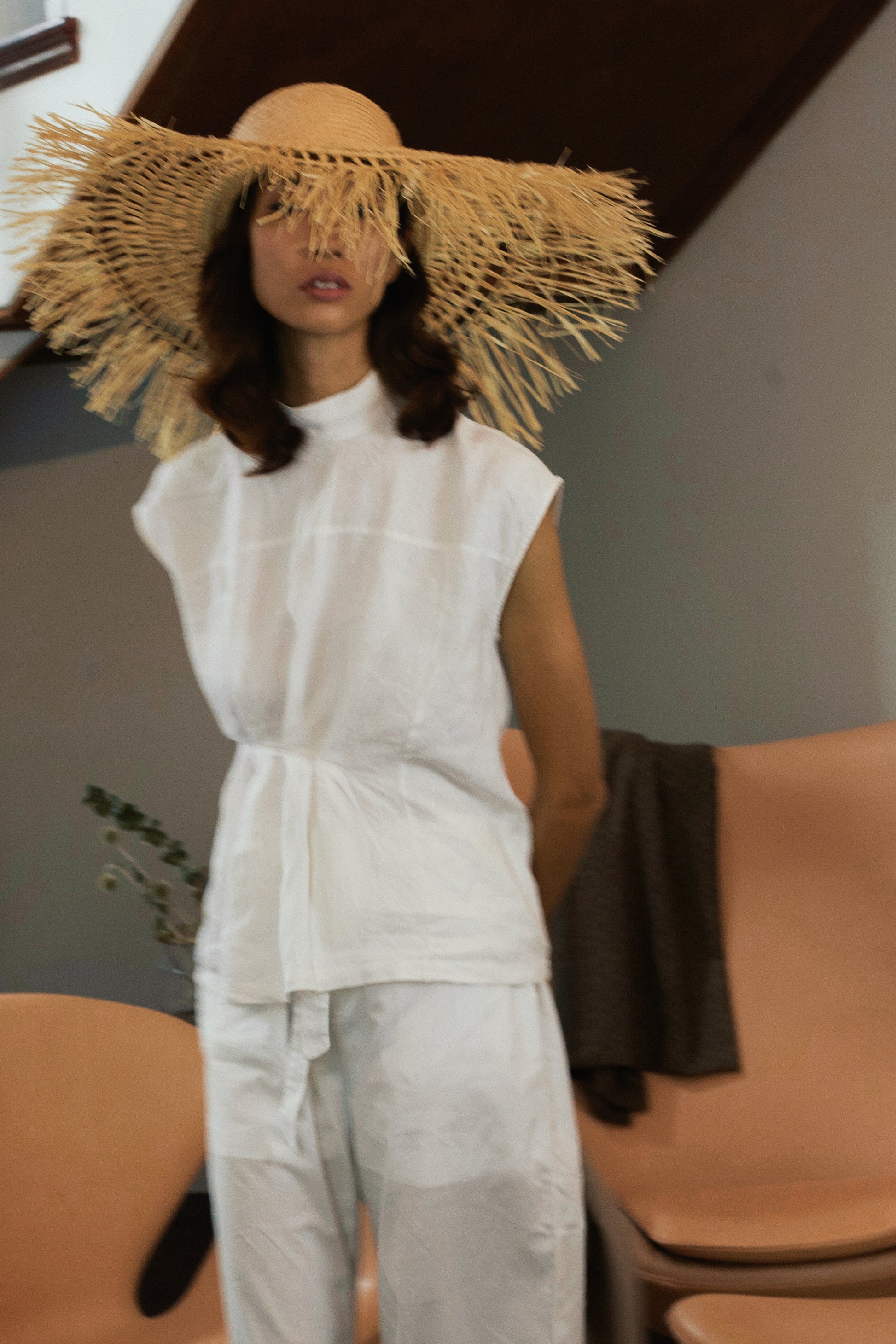 Soleil hat, Sun hat, Reflective Pace - Resort 2020 Raffia hat, Wide brim hat, Eco luxury