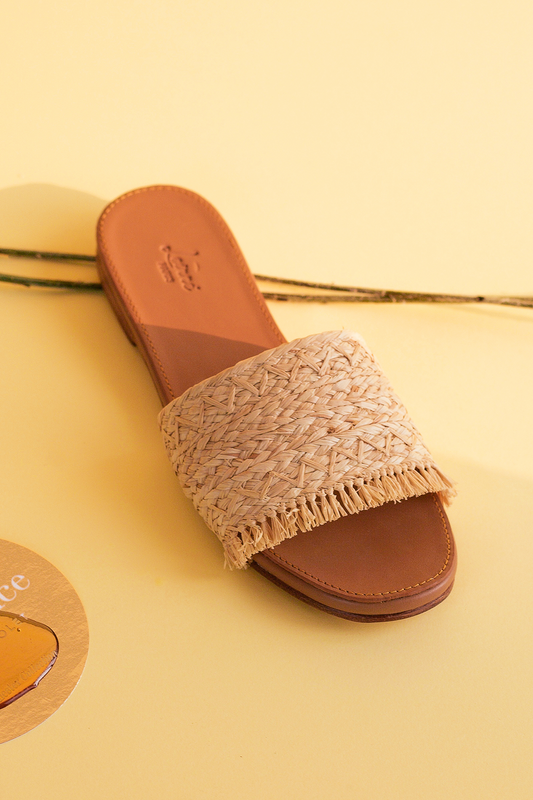 Reflective Pace - Resort 2020, Eco luxury, Raffia, Beach slides