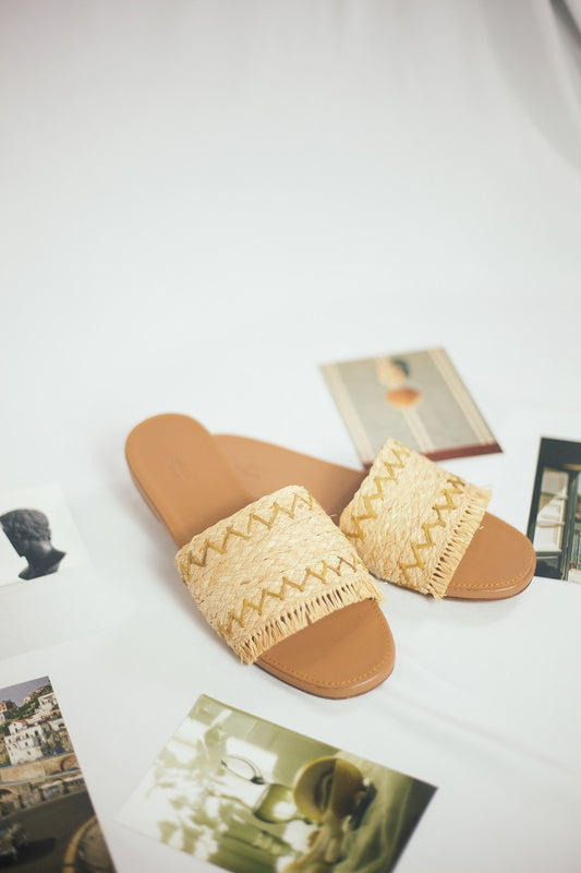 Beach slides Limited edition in Ricefields